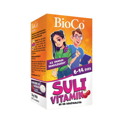 BioCo SULI-vitamin cseresznye ízű rágótabletta