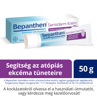 Bepanthen Sensiderm krém, 50g kiszerelés