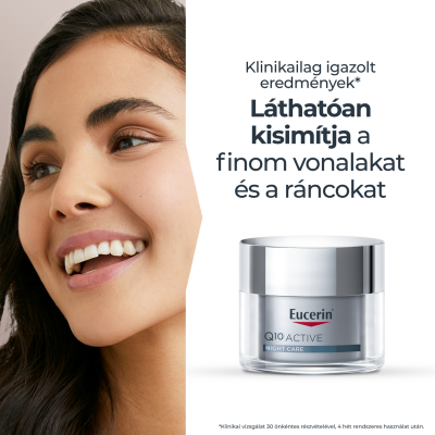 Eucerin Q10 Active Ránctalanító éjszakai arckrém