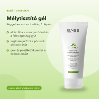 Babé Stop AKN mélytisztító gél (Purifying Cleansing gel), 200ML kiszerelés
