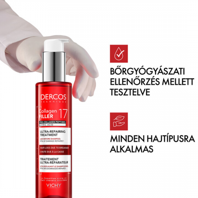 Vichy Dercos Collagen 17 Filler ultra-regeneráló hajkúra