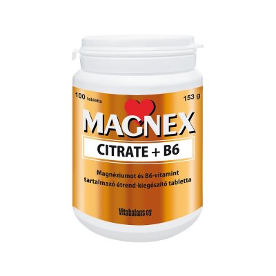 Magnex Citrate +B6-vitamin tabletta