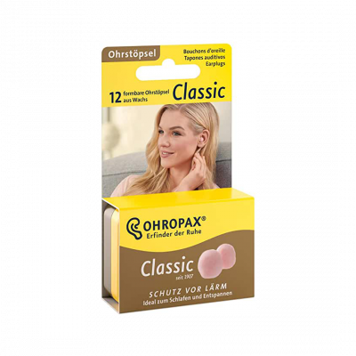 Ohropax Classic viasz füldugó, 12X kiszerelés