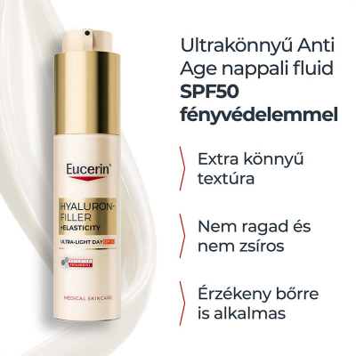 Eucerin Hyaluron-Filler + Elasticity fluid SPF50