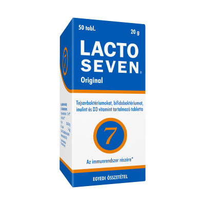 Lacto Seven tabletta, 50X kiszerelés