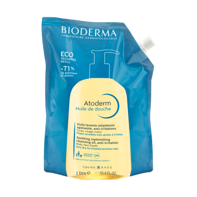 Bioderma Atoderm Olajtusfürdő RPET Öko-utántöltő