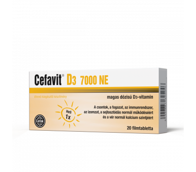 Cefavit D3-vitamin 7000NE filmtabletta