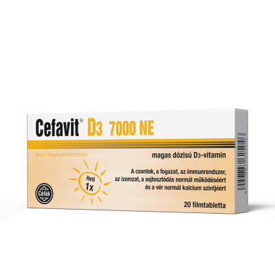 Cefavit D3-vitamin 7000NE filmtabletta