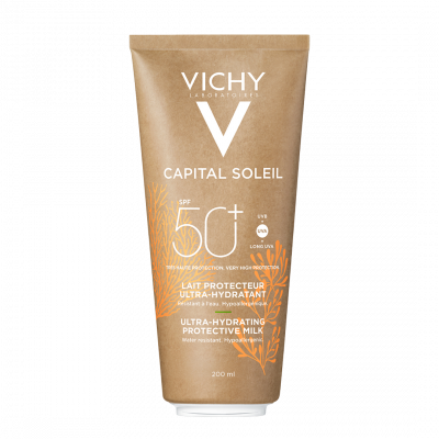 Vichy Capital Soleil naptej testre és arcra SPF50+, 200ML kiszerelés