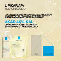 La Roche-Posay Lipikar tusfürdő olaj AP+, 400ML kiszerelés