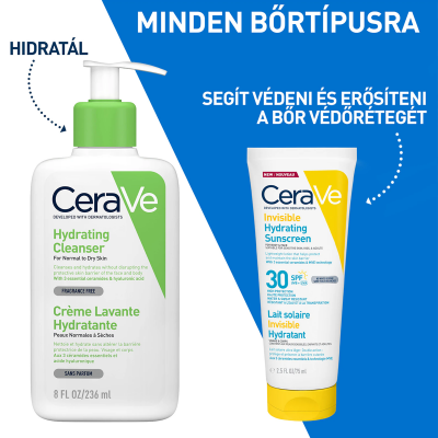 Cerave Sun hidratáló fényvédő arcra és testre SPF30, 75ML kiszerelés