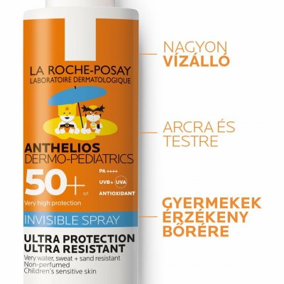 La Roche-Posay Anthelios Dermopediatrics gyermek SHAKA spray SPF50+/PPD36