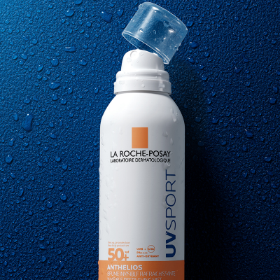 La Roche-Posay Anthelios UVSPORT pro-resistance frissítő fényvédő permet SPF50+