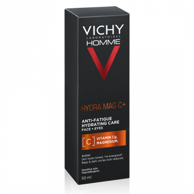 Vichy Homme Hydra Mag C+ hidratáló arc-, és szemkörnyékápoló