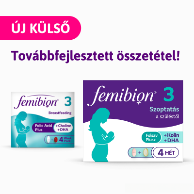 ÚJ! Femibion 3 Szoptatás kapszula és filmtabletta, 2X28 kiszerelés