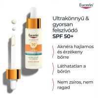 Eucerin Sun Oil Control nappali UV szérum arcra SPF50+