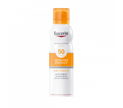 Eucerin Sun Oil Control Dry Touch színtelen napozó aerosol spray SPF50
