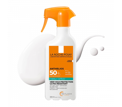 La Roche-Posay Anthelios láthatatlan napvédő spray családi kiszerelés SPF50+ (Family spray)