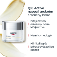 Eucerin Q10 Active Ránctalanító nappali arckrém száraz bőrre
