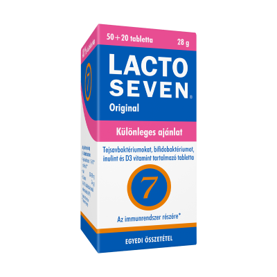 Lacto Seven tabletta, 70X kiszerelés