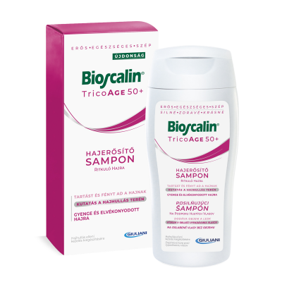 Bioscalin TricoAGE 50+ hajerősítő sampon