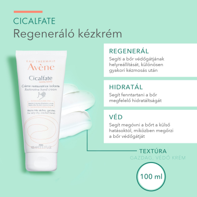 Avène Cicalfate regeneráló kézkrém