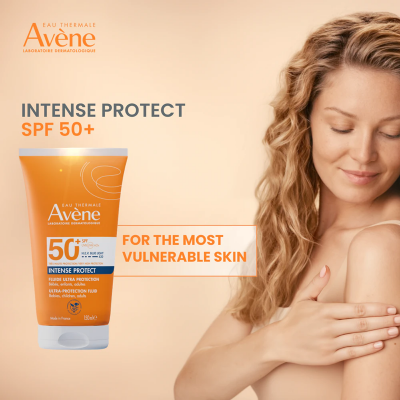 Avéne Suncare Intense Protect napvédő fluid arcra és testre SPF50+