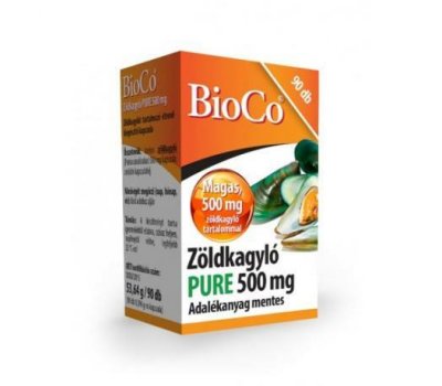 BioCo Zöldkagyló Pure 500mg kapszula
