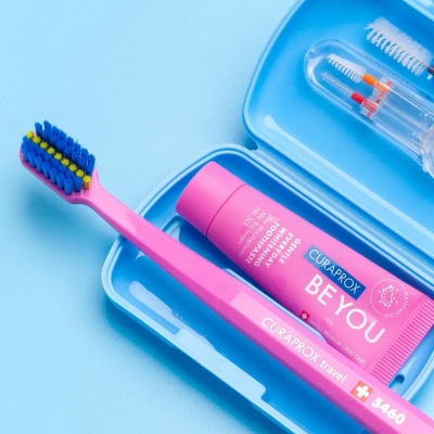 Curaprox Travel Set ORTHO KÉK - fogszabályozóhoz