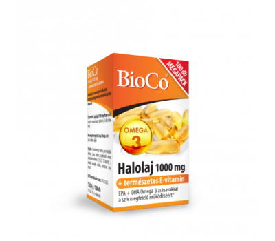 BioCo Halolaj 1000mg E-vitaminnal kapszula