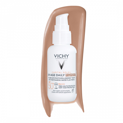 Vichy Capital Soleil UV-Age daily pigment nappali színezett fluid SPF50+ MEDIUM
