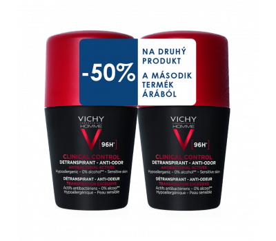 Vichy DUOPACK Clinical Control 96h izzadsággátló golyós dezodor (férfi)