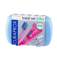 Curaprox Travel Set ORTHO KÉK - fogszabályozóhoz