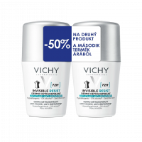 Vichy DUOPACK Invisible Resist 72h izzadsággátló golyós dezodor, 2X50ML kiszerelés