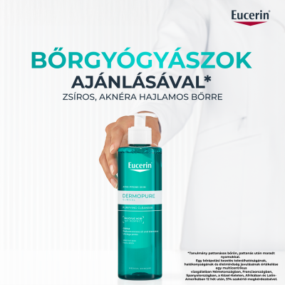 Eucerin DermoPure tisztító gél, 400ML kiszerelés