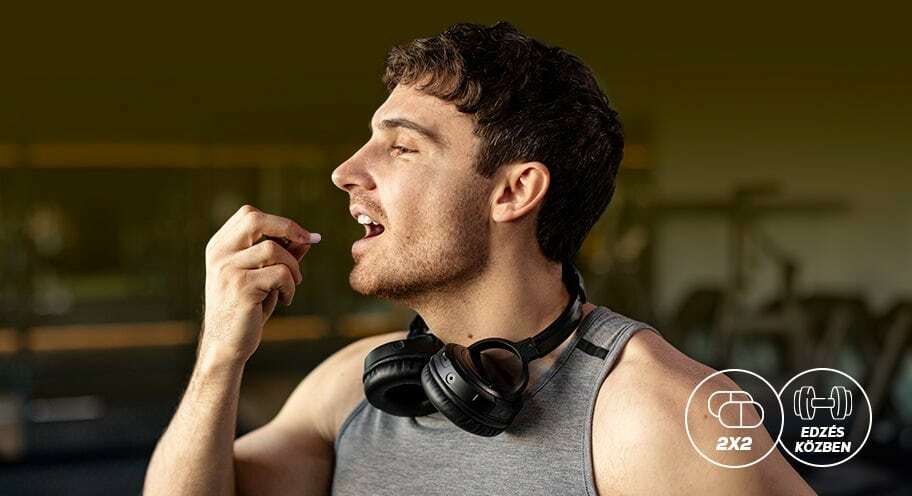 BioTechUSA Creatine Candy rágótabletta fogyasztása edzés közben