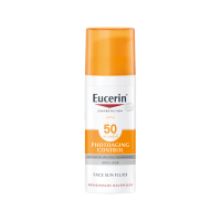 Eucerin Sun Photoaging Control napozó fluid arcra SPF50+