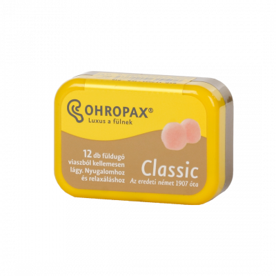 Ohropax Classic viasz füldugó, 12X kiszerelés