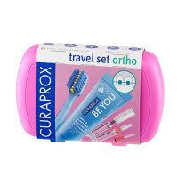 Curaprox Travel Set ORTHO PINK - fogszabályozóhoz