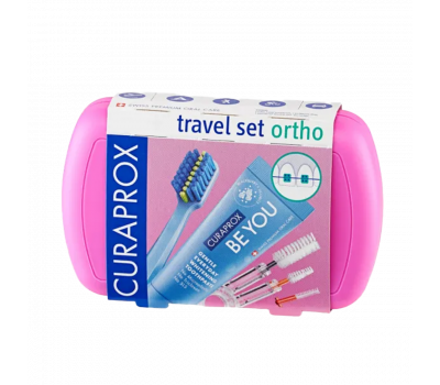 Curaprox Travel Set ORTHO PINK - fogszabályozóhoz