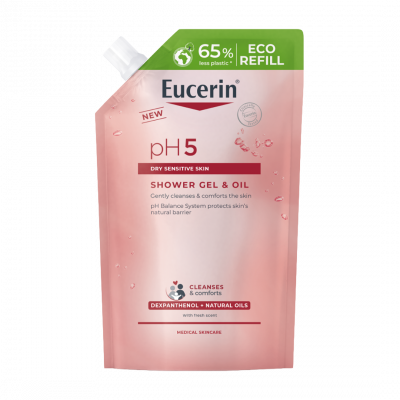 Eucerin pH5 Olajtusfürdő gél öko-utántöltő