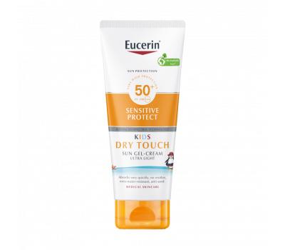 Eucerin Sun Kids Sensitive Protect Dry Touch gyermek napozó krém-gél SPF50+