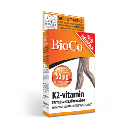 BioCo K2-vitamin 50µg tabletta