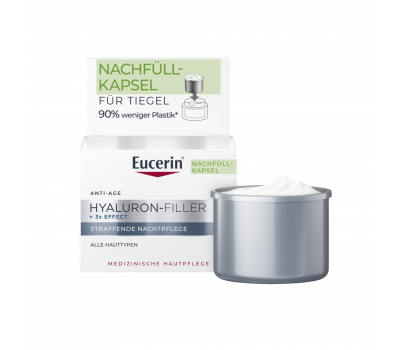Eucerin Hyaluron-Filler Ráncfeltöltő éjszakai arckrém öko-utántöltő