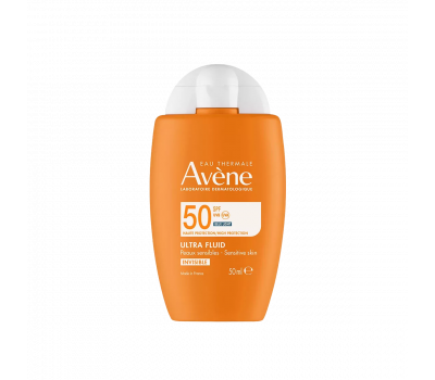 Avéne Suncare Ultra Fluid Invisible fényvédő fluid arcra SPF50