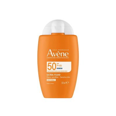 Avéne Suncare Ultra Fluid Invisible fényvédő fluid arcra SPF50