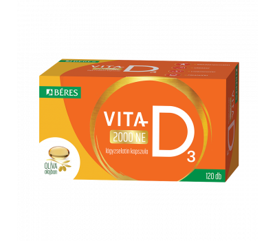 Béres Vita-D3 2000NE lágyzselatin kapszula