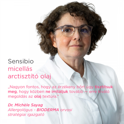 Bioderma Sensibio micellás arctisztító olaj
