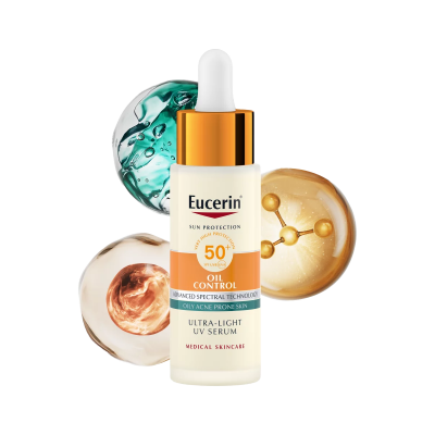 Eucerin Sun Oil Control nappali UV szérum arcra SPF50+