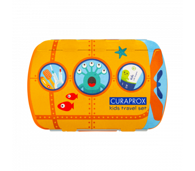 Curaprox Travel Set Kids NARANCSSÁRGA